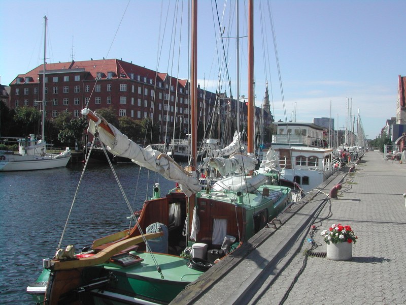 Ligplaats Christianshavn in Kopenhagen