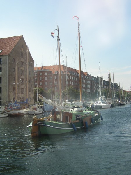 Binnenkomst haven Kopenhagen