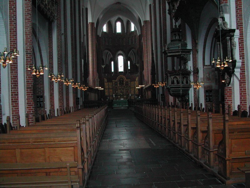 Interieur Domkerk Roskilde